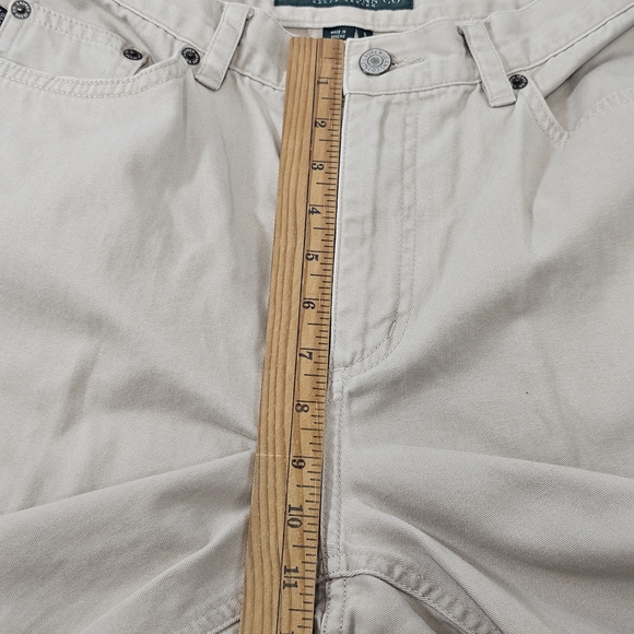 Lauren Ralph Lauren Beige Ankle & Cropped Jeans Sz 8 100% Cotton - Picture 5 of 11